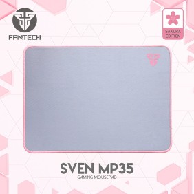 Fantech MP35 SVEN, Gaming and Office Mousepad, Medium Size: 35cmx25cmx0.4cm, Pink Sakura Edition