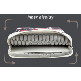 Kinmac Vertical Design Sleeve KMS407 Graffiti Zone, Full Protection & Water-resistant